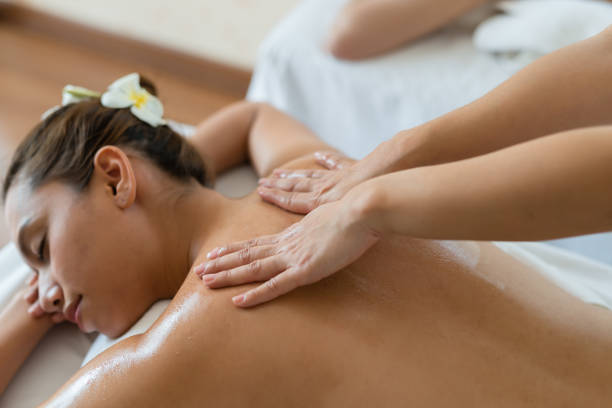 asian girl oiled massage