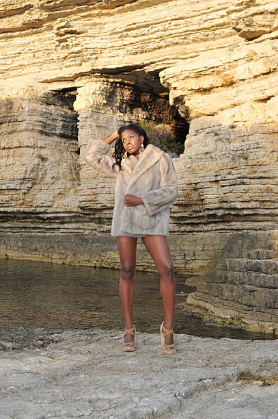 Naked Fur Coat Sensuality Women Stock Photos, Pictures Naked Fur Coat Sensuality Women Stock Photos, Pictures