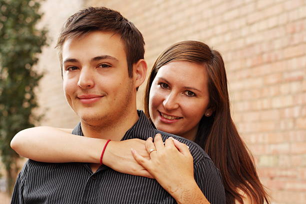 Young couple stock photo