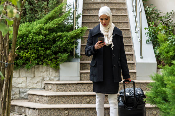 A young Muslim woman stock photo