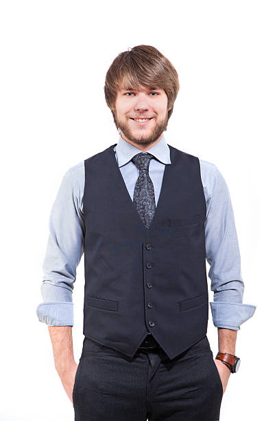 young successful business man stock photo