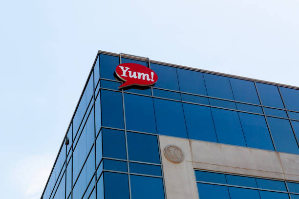 Yum! Canada head office building is seen in Vaughan, Ontario, Canada stock photo