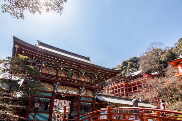 Yutoku Inari is a Shinto Shrine in Kashima city,  Saga prefecture, Kyushu Island, Japan. stock photo
