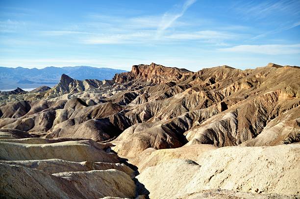 Zabriskie Poin - Death Valley National Park, California USA stock photo