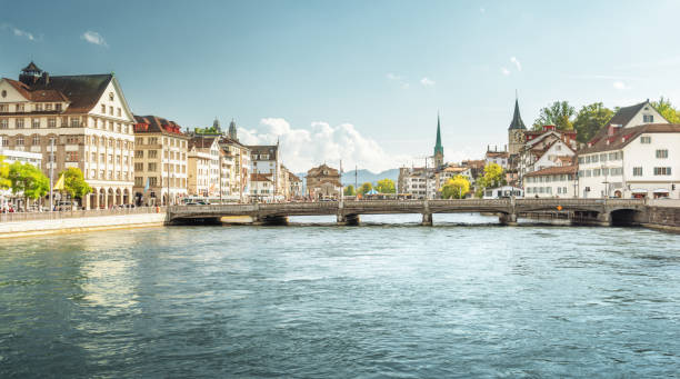 Zurich city center, Switzerland, Europe Zurich city center, Switzerland, Europe zurich stock pictures, royalty-free photos & images