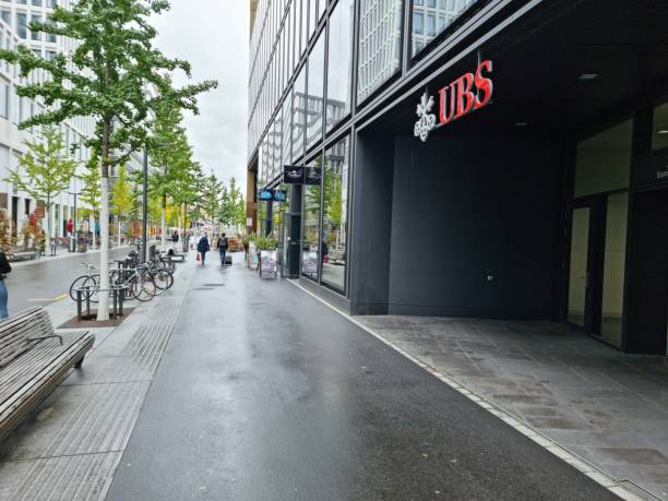 UBS - Zurich stock photo