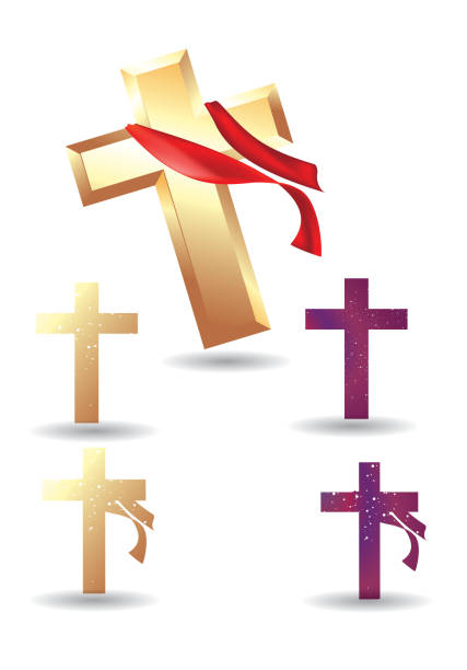 GOOD FRIDAY CROSS  drawing of the good friday stock illustrations