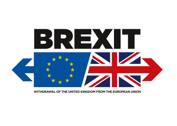 BREXIT Removal of the United Kingdom from the European Union brexit stock illustrations