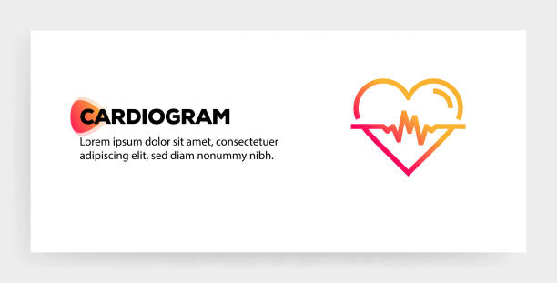 ilustrações, clipart, desenhos animados e ícones de conceito do ícone do cardiogram - cardiologista
