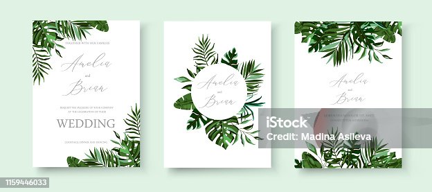 istock stock-vector-wedding-invitation-floral-invite-thank-you-rsvp-modern-card-design-green-tropical-palm-leaf-1005706003 1159446033