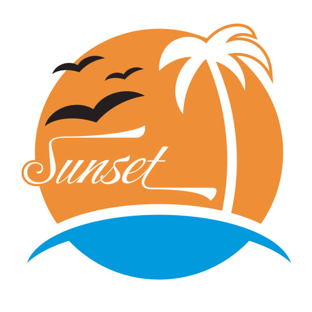bildbanksillustrationer, clip art samt tecknat material och ikoner med solnedgång - squash sun
