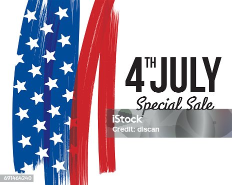 istock INDEPENDENCE DAY SALE CARD 691464240
