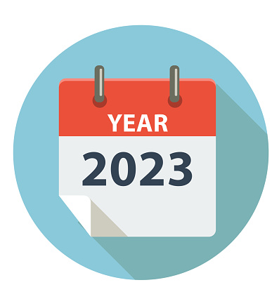 Year 2023 Stock Illustration - Download Image Now - iStock