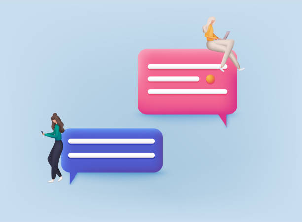 3d Chat bubble. Talk, dialogue, messenger or online support concept. 3d Chat bubble. Talk, dialogue, messenger or online support concept. three dimensional illustrations stock illustrations