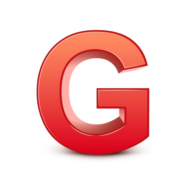 Clip Art Of Letter G Font Stock Photos, Pictures & Royalty-Free Images ...