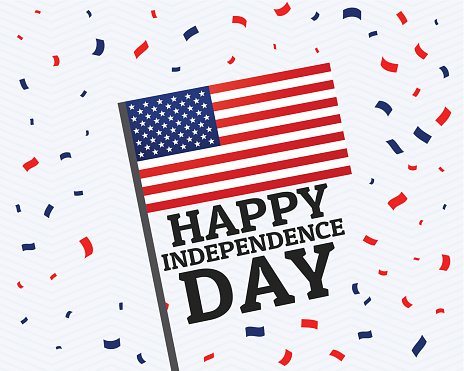4th July Independence Day Stock Illustration - Download Image Now - iStock