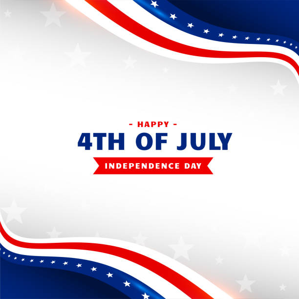 4th of july happy independece day holiday background 4th of july happy independece day holiday background republicanism stock illustrations
