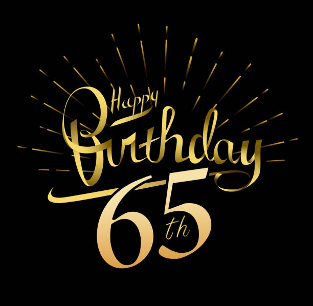 65th Birthday Background Illustrations Royalty Free Vector Graphics