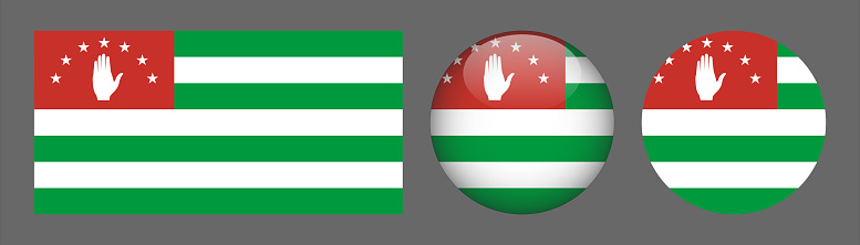 Abkhazia National Flag Set Collection