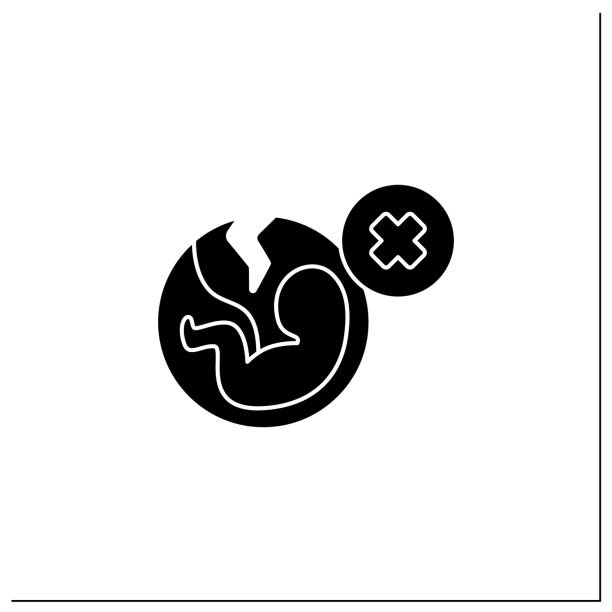 symbol für abtreibungsglyphen - my body my choice abortion stock-grafiken, -clipart, -cartoons und -symbole