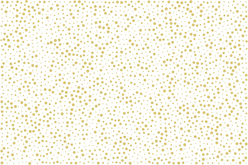 Abstract background - gold dots on white background.