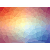 Vector illustration of an abstract background built with geometric shapes