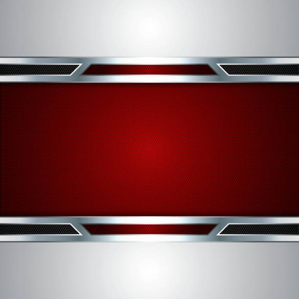 Abstract background Abstract background, metallic red brochure, vector car borders stock illustrations