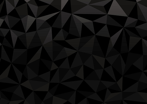 Abstract background with black gradient triangles