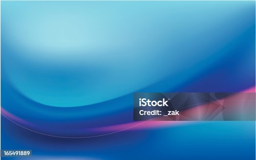 istock Abstract background with blue and pink swooshes 165491889