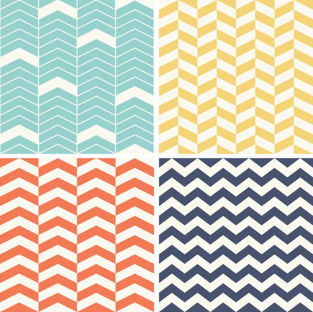 Abstract background with chevron patterns vector art illustration