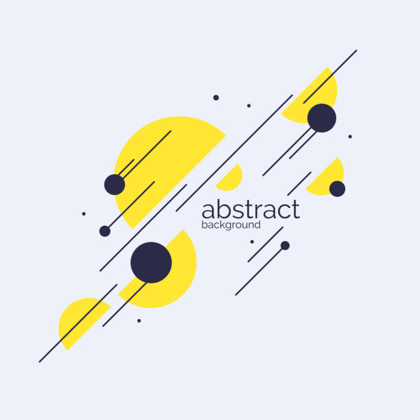 Abstract background with dynamic lines. Vector illustration. Abstract background with dynamic lines. Vector illustration in flat minimalistic style speed borders stock illustrations