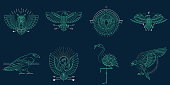 istock Abstract bird illustration 1308281548
