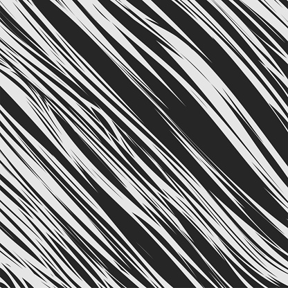 abstract black and white fur style flowing stripe texture pattern background