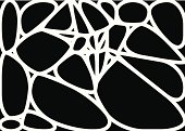 abstract black and white speckle shape background