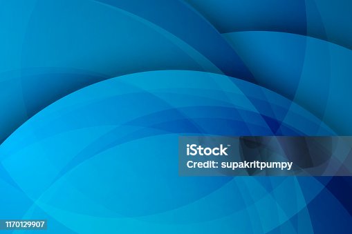 istock Abstract blue background, circular overlay 1170129907