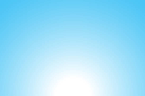 illustrations, cliparts, dessins animés et icônes de fond bleu abstrait : lever de soleil - ciel bleu