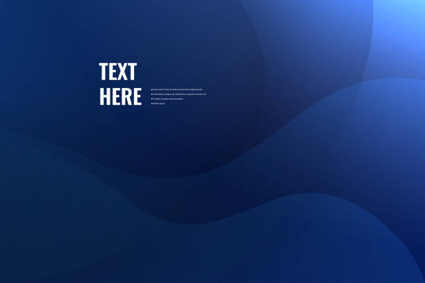 Abstract blue background Abstract modern dark blue waves background with a space for your text. EPS 10 vector illustration, contains transparencies. High resolution jpeg file included. blue abstract background stock illustrations
