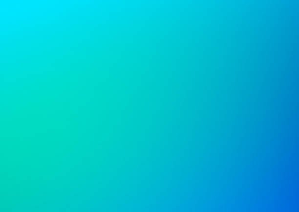 Abstract blue blurred background Modern turquoise blue smooth burred abstract vector background for business documents, cards, flyers, banners, advertising, brochures, posters, digital presentations, slideshows, PowerPoint, websites teal gradient stock illustrations