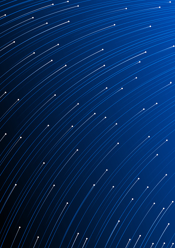 Abstract blue data lines background