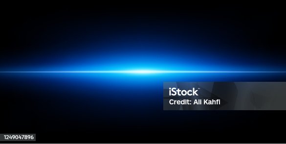 istock Abstract blue glow background with lights beam background 1249047896