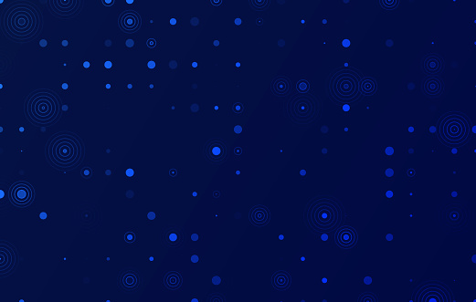 Abstract Blue Nodes Background