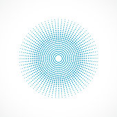abstract blue polka dot circle  pattern