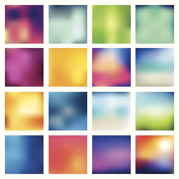 Abstract blurred (blur) backgrounds. Set of abstract backgrounds blurred. Vector illustration. blur background stock illustrations