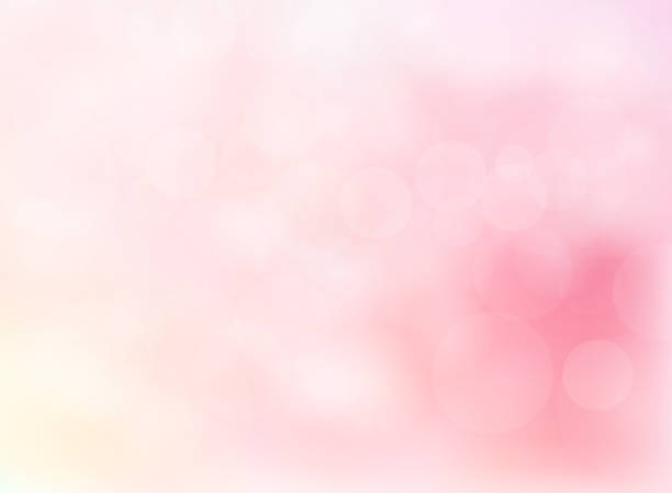 bildbanksillustrationer, clip art samt tecknat material och ikoner med abstrakta suddig mjukt fokus bokeh av ljust rosa färg bakgrunden - rosa