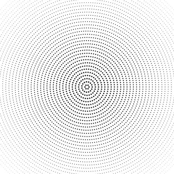 abstract circle halftone background vector art illustration
