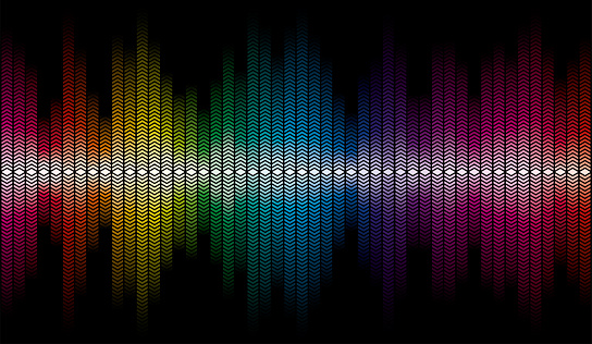 Abstract Colorful Background Digital Equalizer