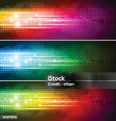 istock Abstract colorful banner 165811806
