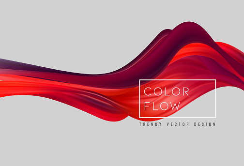Abstract colorful vector background, color flow liquid wave for design brochure, website, flyer.