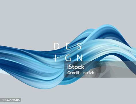 istock Abstract colorful vector background, color flow liquid wave 1056297506