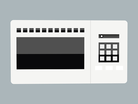 microwave isolated transparent abstract creative cartoon vector funny